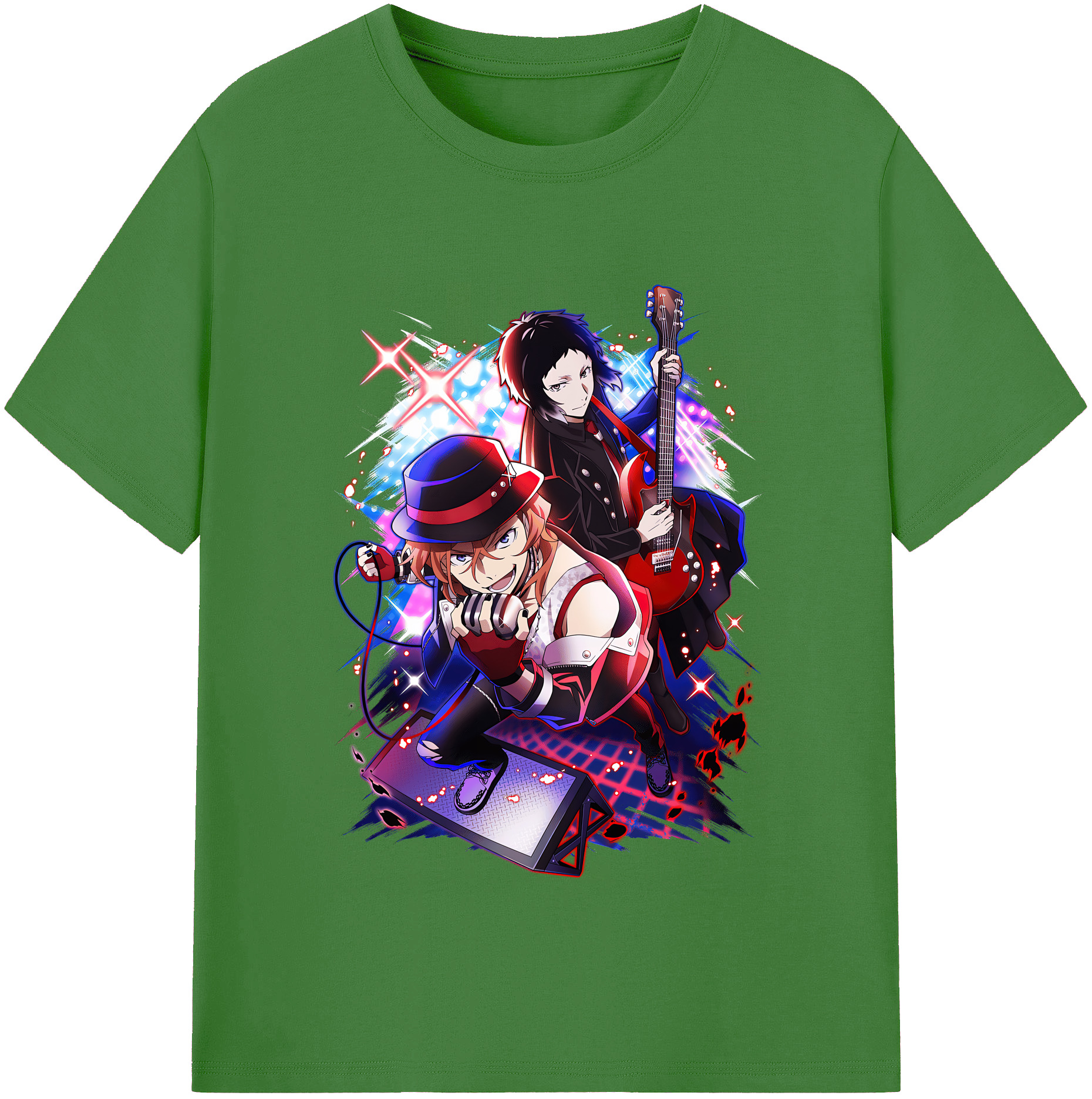 （画像用） 文豪ストレイドッグス Bungo Stray Dogs レディースカジュアルプリントTシャツ（綿100％）